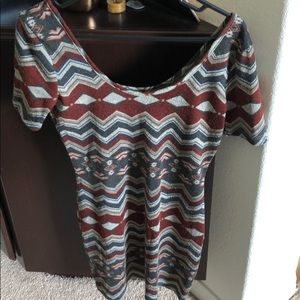 Semi off the shoulder dress